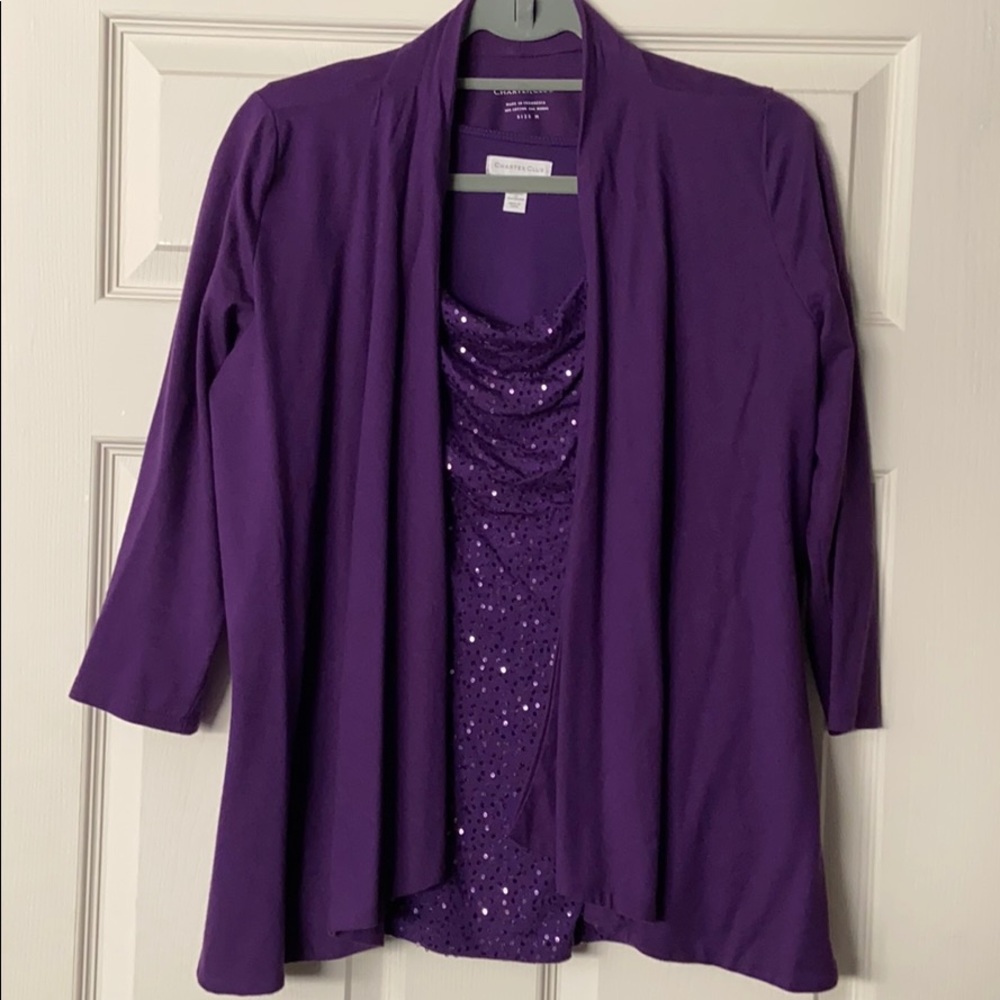 Charter Club tank and jacket